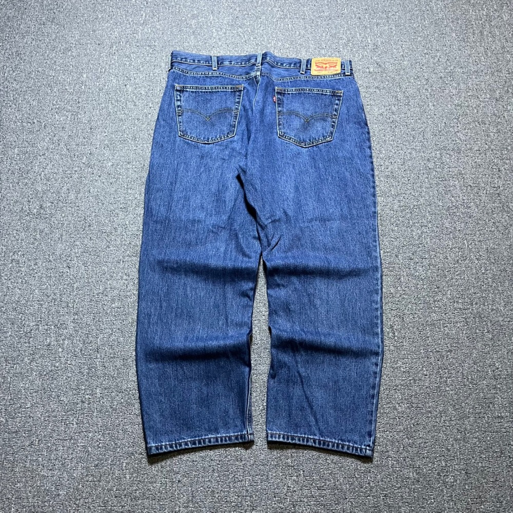 Levi's 550 Relaxed Fit Jeans 40x30 Blue Denim Tapered Leg Mens Pants